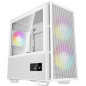 DEEPCOOL CASE MICRO ATX CH360 DIGITAL WHITE 2140+1120mm ARGB FAN TG